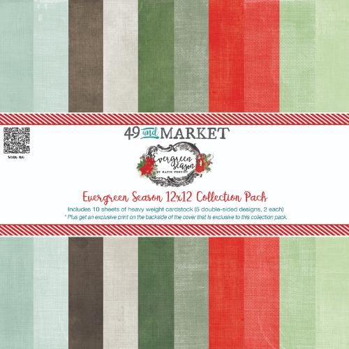 49 & Market - Evergreen Season 12x12 Paper Collection Pack - Postage as per Actual