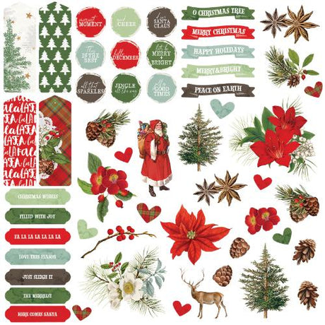 49 & Market - Evergreen Season Chipboard Set