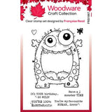 Woodware Clear Singles Huge Monster 4 in x 6 in Stamp Set