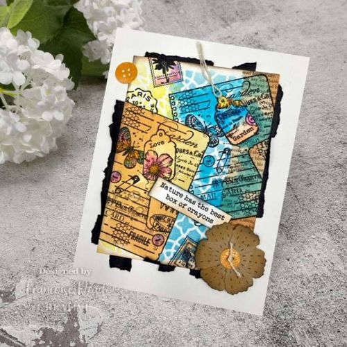 Woodware Clear Singles Garden Journal 4 in x 6 in Stamp