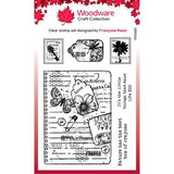 Woodware Clear Singles Garden Journal 4 in x 6 in Stamp