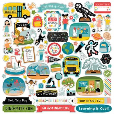 Echo Park Field Trip 12x12 Inch Collection Kit (FT478016) - Postage as per Actual