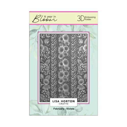 Lisa Horton Crafts 5” x 7” 3D Embossing Folders