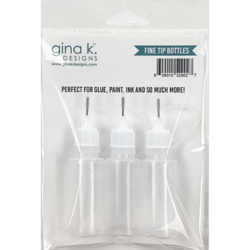 Gina K Designs - STORAGE - Fine Tip Bottles- 3 Pack