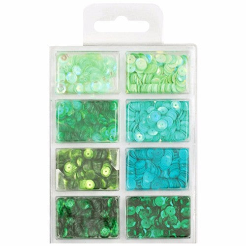 Cup Sequins 7mm .56oz - Go Green