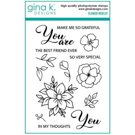 Gina K Designs - BUNDLE- Flower Medley