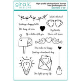 Gina K designs - STAMPS- Lovely Notes