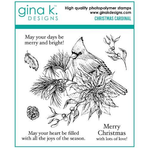 Gina K Designs - STAMPS- Christmas Cardinal