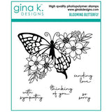 Gina K Designs - STAMPS- Blooming Butterfly