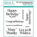 Gina K Designs - STAMPS- Graceful Greetings