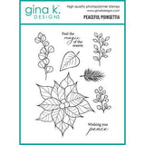 Gina K Designs - STAMPS- Peaceful Poinsettia