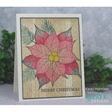 Gina K Designs - STAMPS- Peaceful Poinsettia