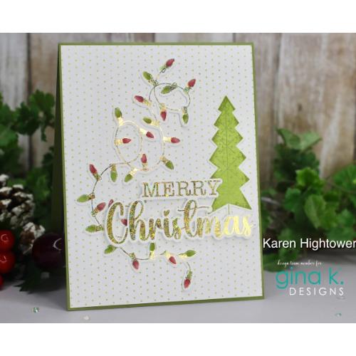 Gina K Designs - STENCIL- Let Your Light Shine