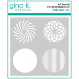 Gina K Designs - STENCIL- Round About