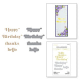 Spellbinders - Be Bold Glimmer Sentiments Glimmer Hot Foil Plate & Die Set