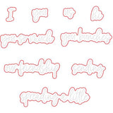 Honey Bee Stamps - Love Love Love Sentiments - Honey Cuts