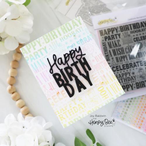 Honey Bee Stamps - Big Birthday - Honey Cuts