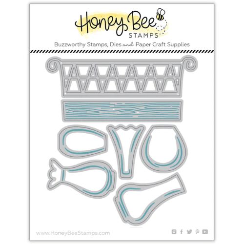 Honey Bee Stamps - Bud Vases - Honey Cuts