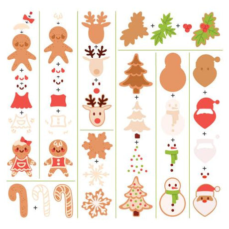 Honey Bee Stamps - Lovely Layers: Christmas Cookies - Honey Cuts