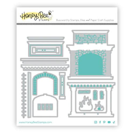 Honey Bee Stamps - Lovely Layers: Fireplace - Honey Cuts