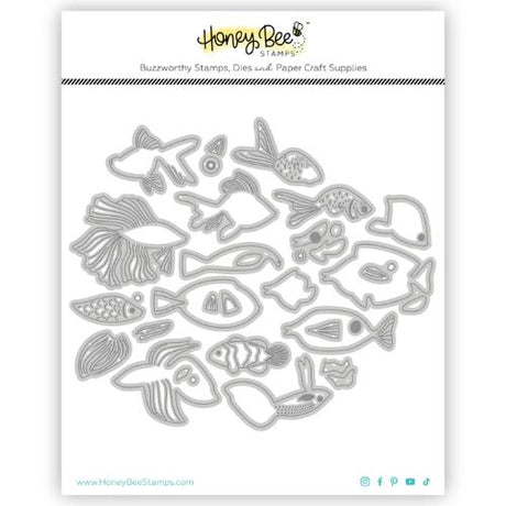 Honey Bee Stamps - Lovely Layers: Fish - Honey Cuts
