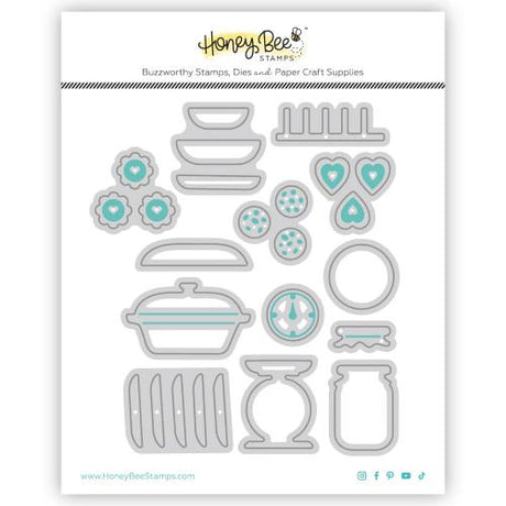 Honey Bee Stamps - Lovely Layers: Hoosier Cabinet - Baking Add-On - Honey Cuts