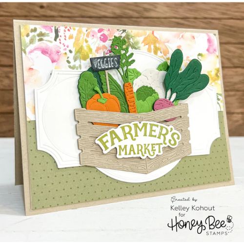 Honey Bee Stamps - Lovely Layers: Garden Veggies - Honey Cuts