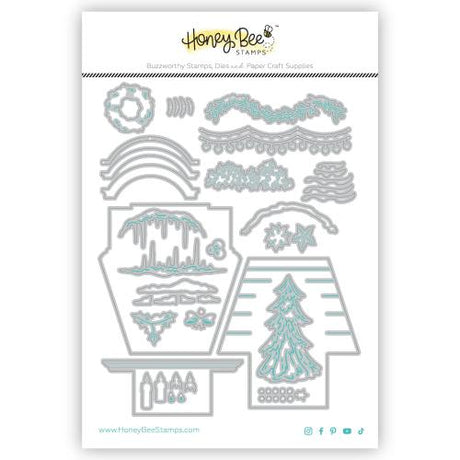 Honey Bee Stamps - Lovely Layers: Window Holiday Add-On - Honey Cuts