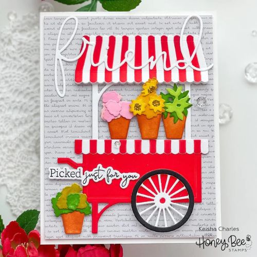 Honey Bee Stamps - Market Cart Builder - Honey Cuts