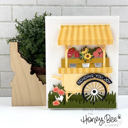 Honey Bee Stamps - Market Cart Builder - Honey Cuts