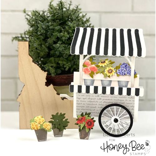 Honey Bee Stamps - Market Cart Builder - Honey Cuts