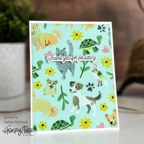 Honey Bee Stamps - Pet Friends - Honey Cuts