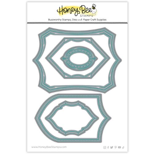 Honey Bee Stamps - Shield Layering Frames - Honey Cuts