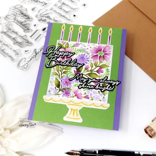 Honey Bee Stamps - Wonderful Wishes - Honey Cuts