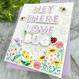 Honey Bee Stamps - Daisy Field - 3D Embossing Folder