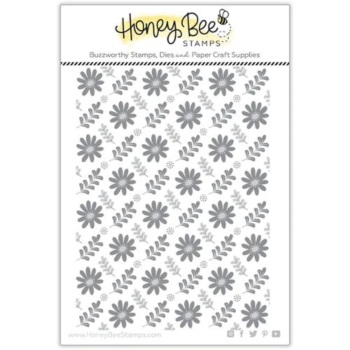 Honey Bee Stamps - Daisy Field - 3D Embossing Folder