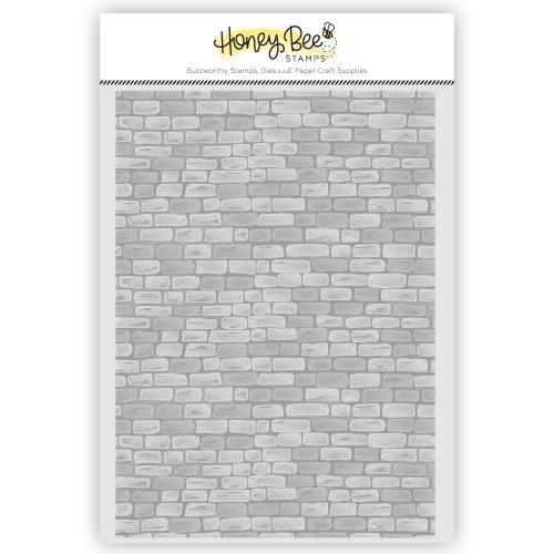 Honey Bee Stamps - Rustic Brick Wall - 3D Embossing Folder