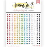 Honey Bee Stamps - Gem Stickers | 300 Count | Funfetti Birthday