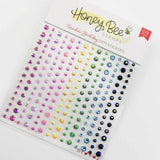 Honey Bee Stamps - Gem Stickers 210 Count - Rainbow Birthday