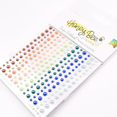 Honey Bee Stamps - Pacific Northwest Pearls- Pearl Stickers - 210 Count