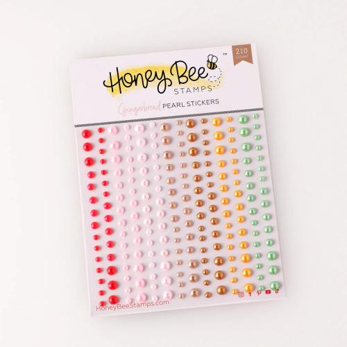 Honey Bee Stamps - Gingerbread - Pearl Stickers - 210 Count