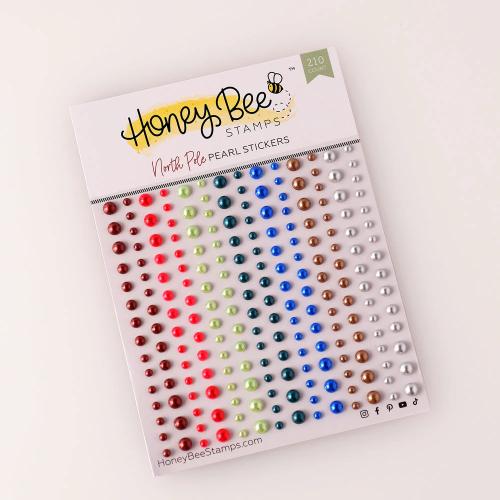 Honey Bee Stamps - North Pole - Pearl Stickers - 210 Count