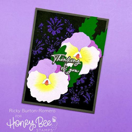 Honey Bee Stamps - Damask - Background Stencil