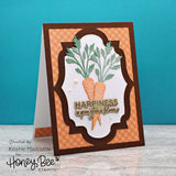Honey Bee Stamps - Garden Bouquet - Set Of 2 Coordinating Stencils