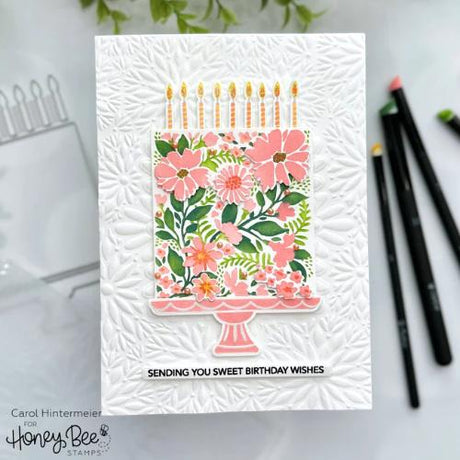 Honey Bee Stamps - Wonderful Wishes - Set of 6 Coordinating Stencils