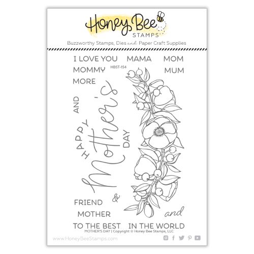 Honey Bee Stamps - Mother's Day | 4x6 Stamp Set