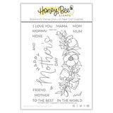 Honey Bee Stamps - Mother's Day | 4x6 Stamp Set