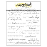 Honey Bee Stamps - You Bake Me Happy | 6x6 Stamp Set