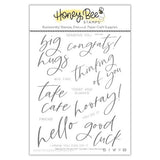 Honey Bee Stamps - Thinking Of You Big Time | 6x8 Stamp Set