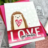 Honey Bee Stamps - Love Love Love - 4x5 Stamp Set